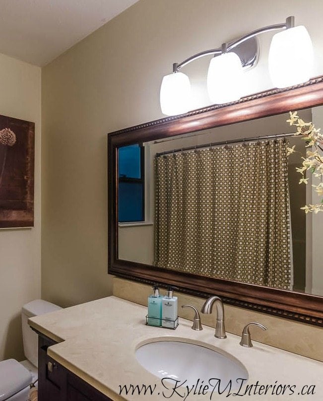 the best type of shower curtain to use in a bathroom with almond tub, toilet or sink
