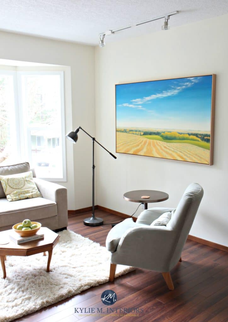 Timid White Benjamin MOore with wood. Kylie M Interiors E-design and Online Colour Consulting SErvices (4)