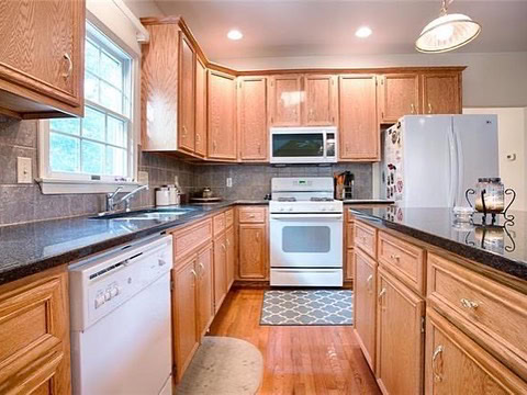 Wood kitchen cabinets before painted edesign