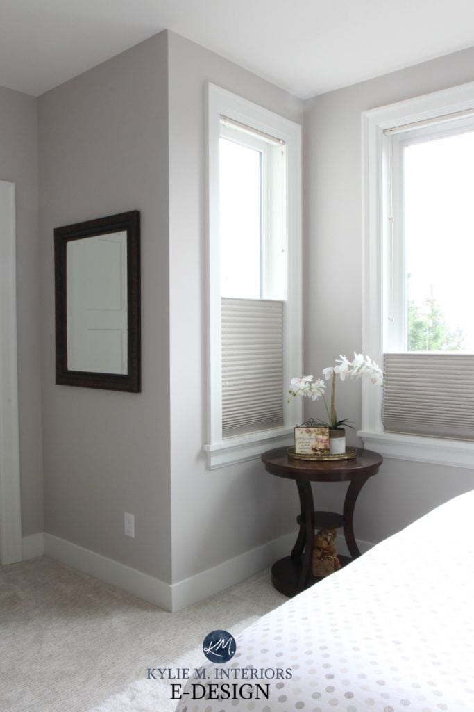 Benjamin Moore Abalone, best gray purple paint colour. Kylie M Interiors Edesign, online paint colour expert, diy ideas