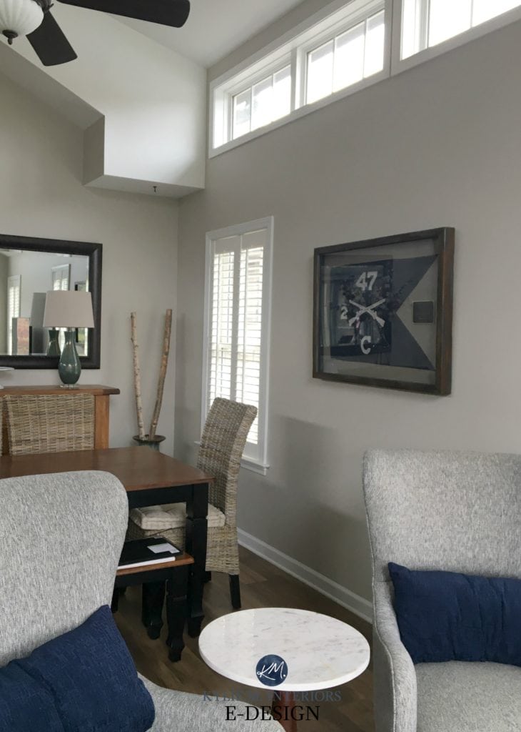 Worldly Gray, mountain lake cabinet, best greige paint color. Kylie M Interiors Edesign. Diy decorating blog and paint color ideas