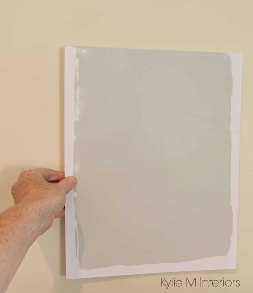 The best way to make a paint colour sample board by Kylie M Interiors