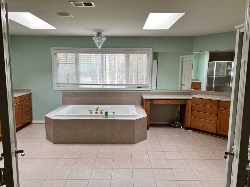 bathroom before