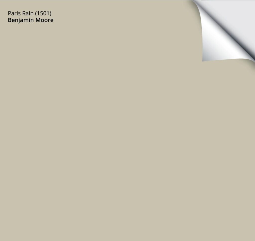 benjamin moore paris rain, samplize peel and stick