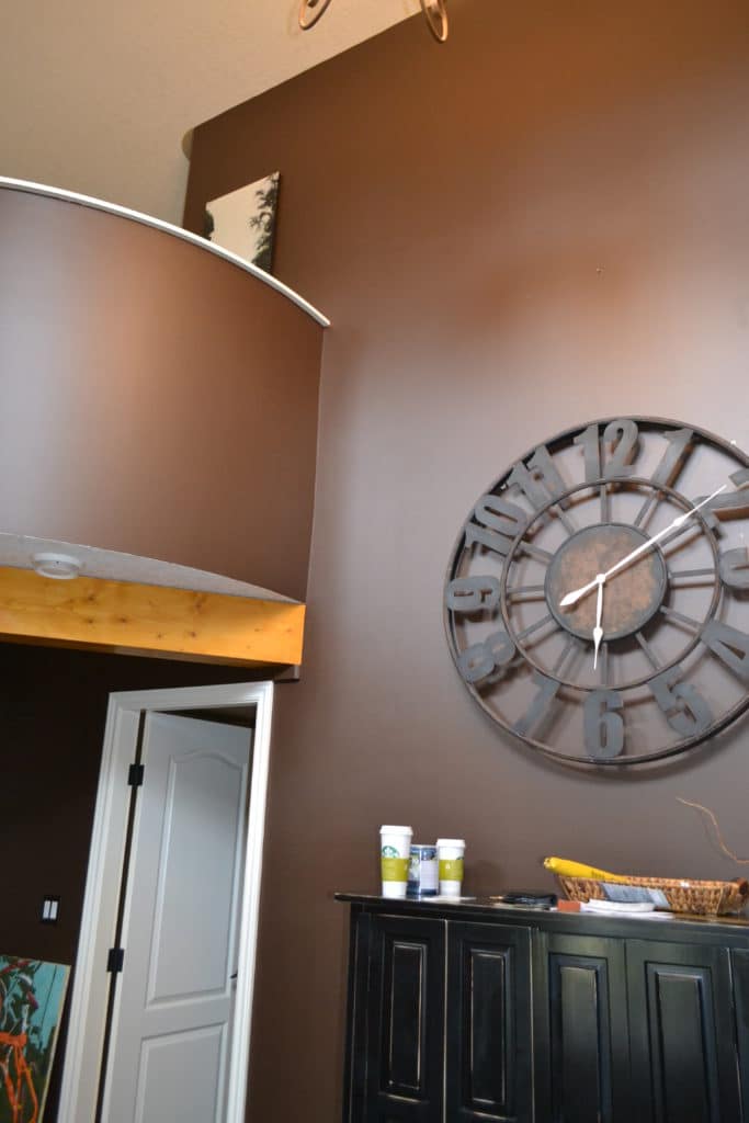 2 storey entryway, foyer and stairwell, curved wall before remodel (2)