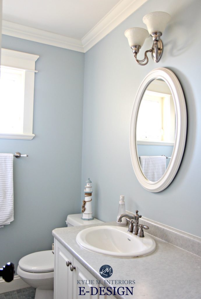 Best blue paint colour. Benjamin Moore Smoke. Kylie M Online Colour Expert, E-design consultant