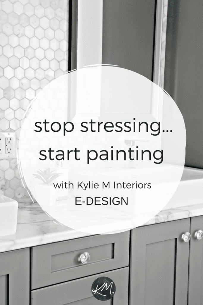 E-design, virtual online colour consulting expert. Kylie M Interiors. Paint color ideas. Benjamin Moore, Sherwin Williams circle