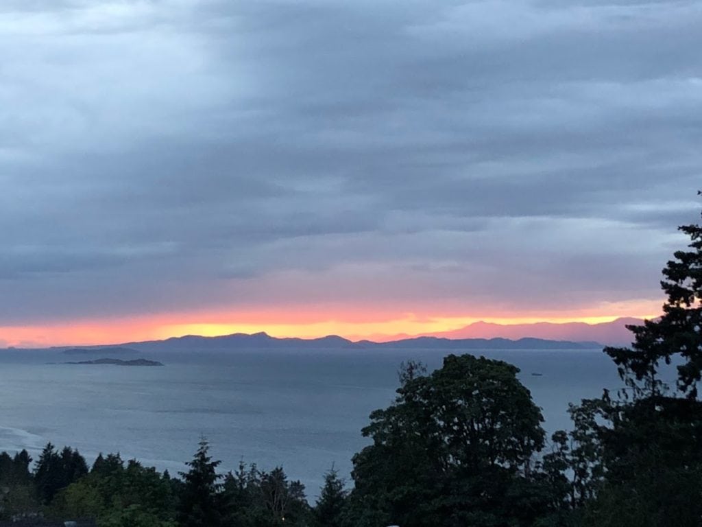 ocean view outside of our windows