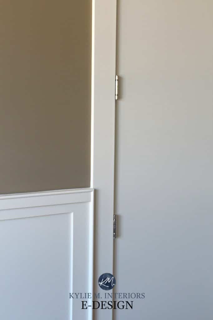 Sherwin Williams Quiver Tan, Cloud White trim, Kylie M Interiors Edesign, online paint coloru consultant