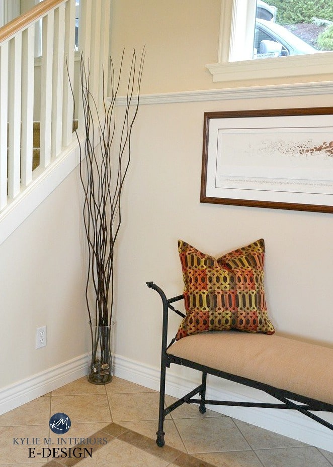 Benjamin Moore Indian White, best warm cream neutral paint colour. Kylie M Interiors Edesign, online virtual paint color consulting and advice blog