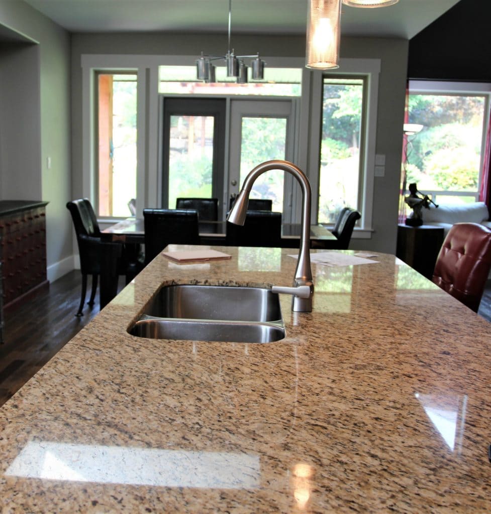 Kitchen and countertop before