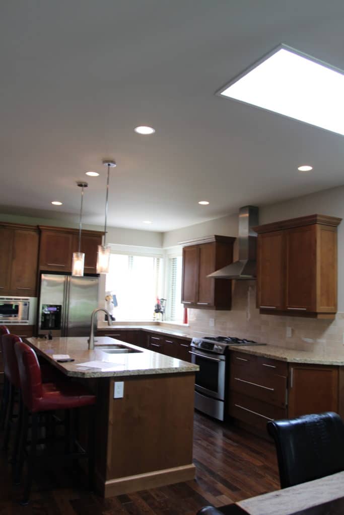Wood kitchen before 