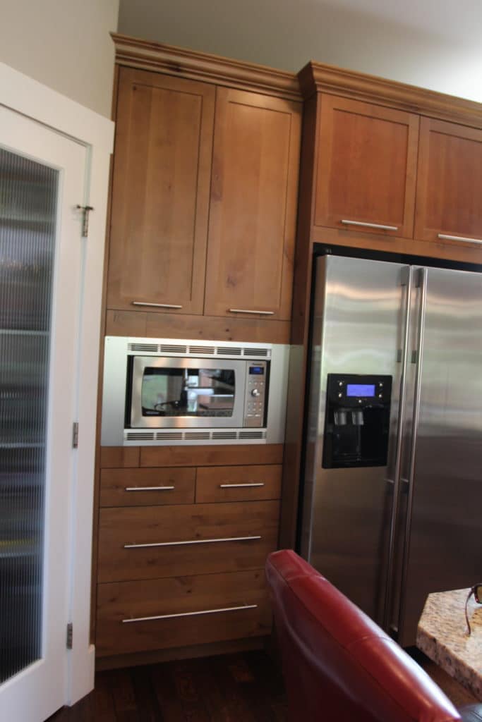 Wood kitchen before 