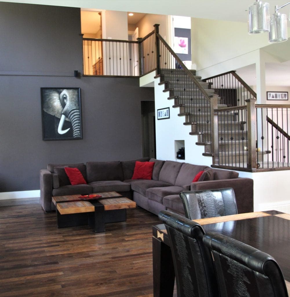 BEFORE REMODEL, Open layout living room