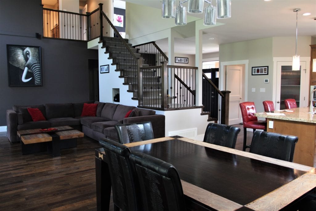 BEFORE REMODEL, Open layout living room 