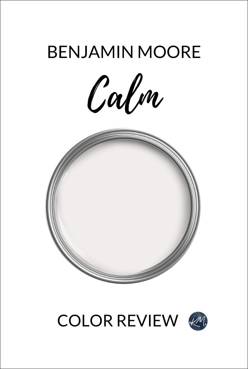PAINT COLOR REVIEW OF BENJAMIN MOORE CALM, OFF-WHITE GRAY PAINT COLOR