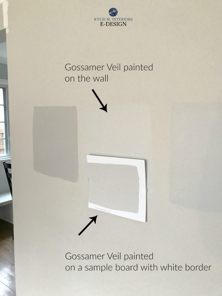 The best way to sample and pick the best paint colours. Tips and advice, Kylie M Interiors Edesign, online blog for paint colors