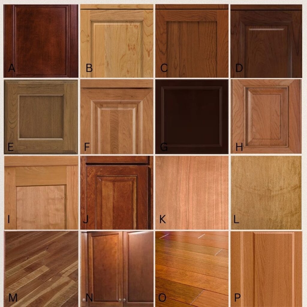 ideas to coordinate, update, mix and match wood tones using oak, maple, cherry, kylie m interiors