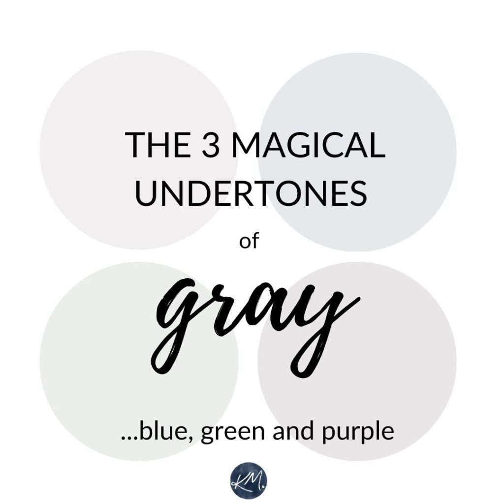 ALL GRAY PAINT COLOURS HAVE UNDERTONES