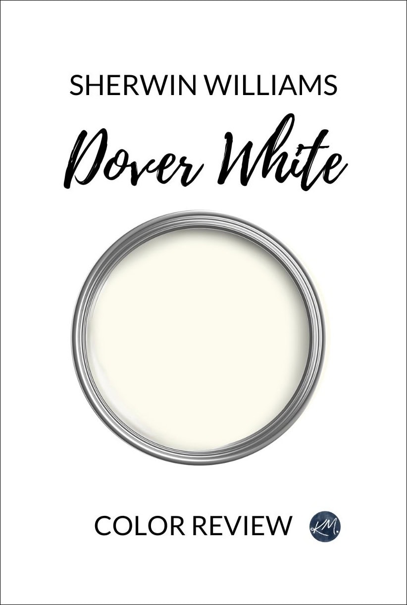 paint color review, warm white cream yellow paint color, Sherwin Williams Dover White