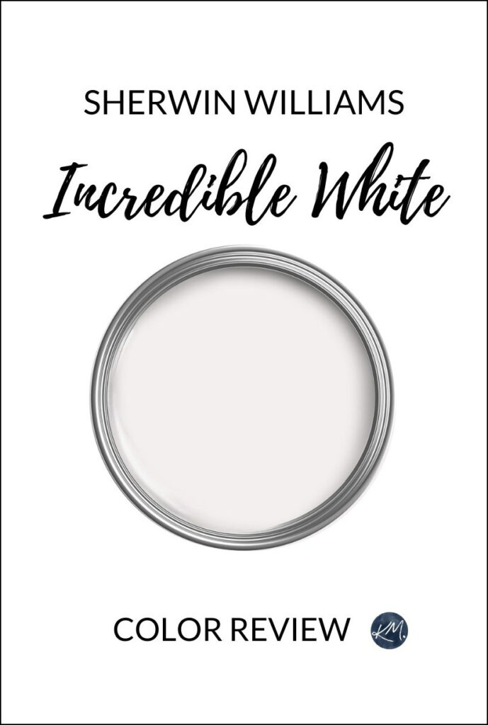 sherwin williams incredible white, off white paint color with undertones, Kylie M Interiors, online paint color expert