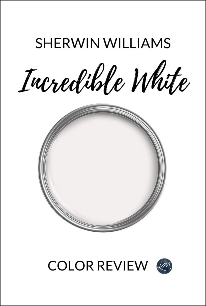 sherwin williams incredible white, off white paint color with undertones, Kylie M Interiors, online paint color expert