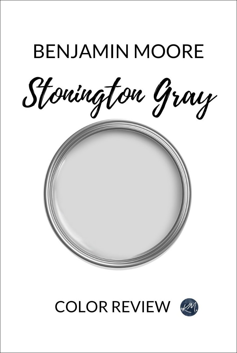 benjamin moore stonington gray paint color review, popular cool gray shade