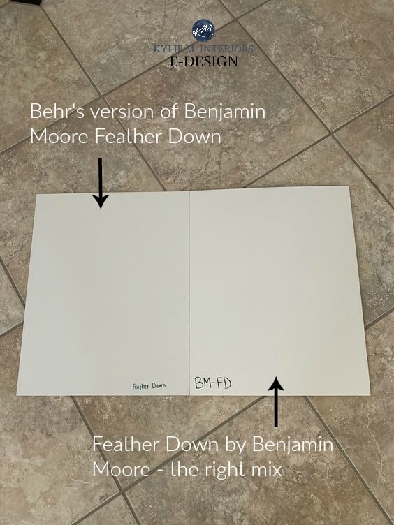 Can I mixed one brand paint colour into another. Benjamin Moore, Sherwin Williams or Behr. Kylie M Interiors Edesign, online paint colour advice
