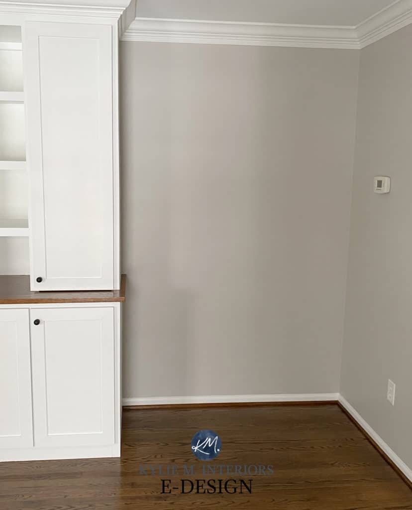 Best warm grey or taupe paint colour, Sherwin Williams Alpaca. Kylie M Edesign, interior and diy blogger and consultant
