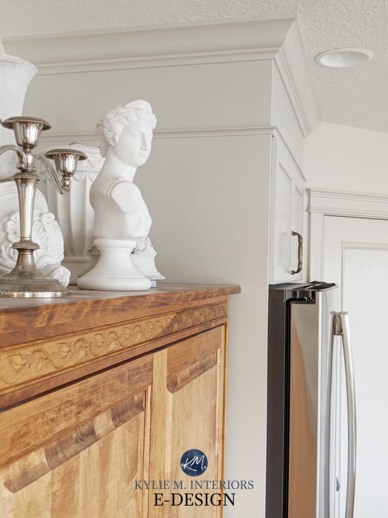Benjamin Moore Classic Gray, Sherwin Agreeable Gray, best grey paint colours. Kylie M Interiors edesign, romantic style kitchen