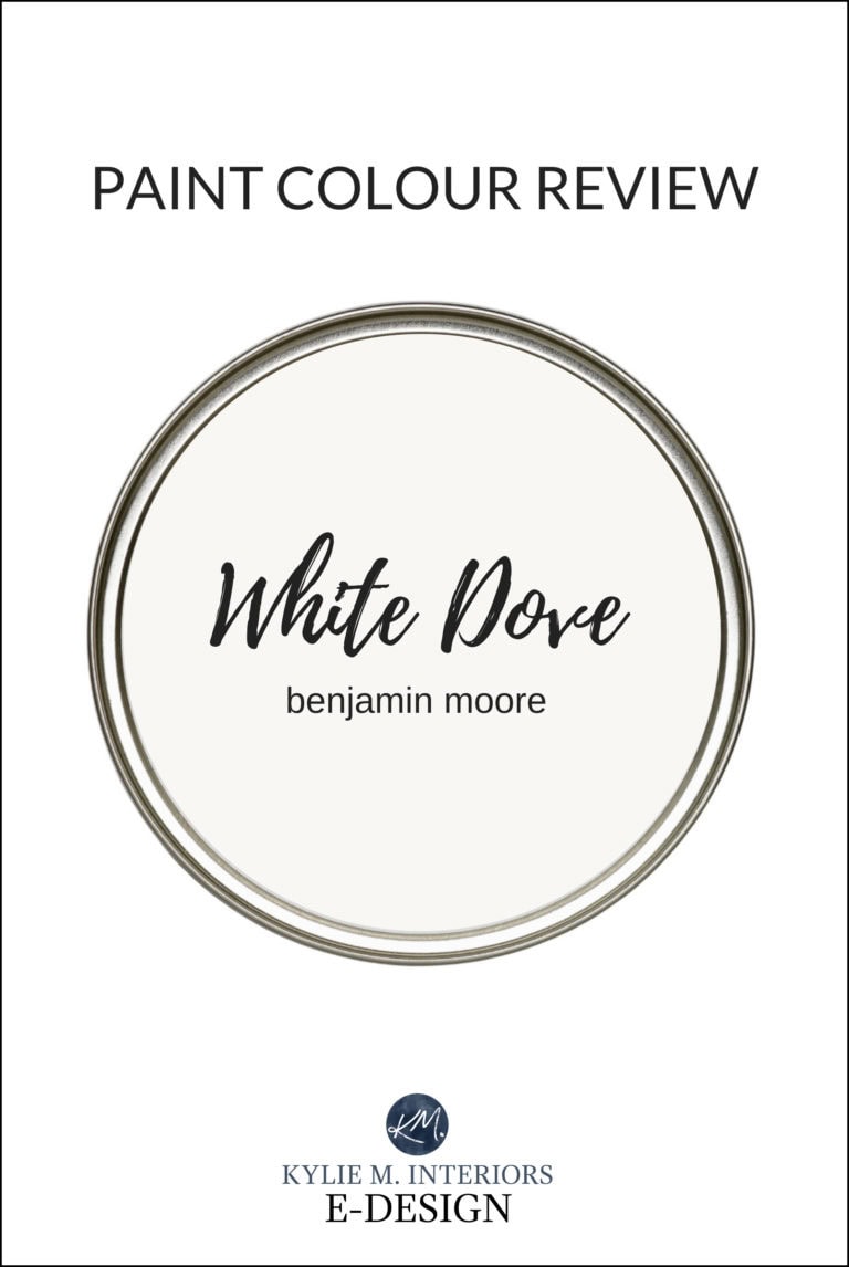Paint Colour Review, best warm white paint color Benjamin Moore White Dove. Kylie M Interiors Edesign, online paint colour advice blog