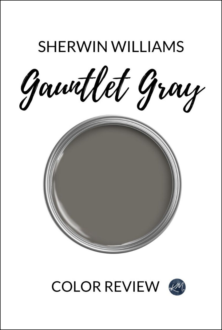 PAINT COLOR REVIEW OF SHERWIN WILLIAMS GAUNTLET GRAY, BEST DARK WARM GRAY PAINT COLOR