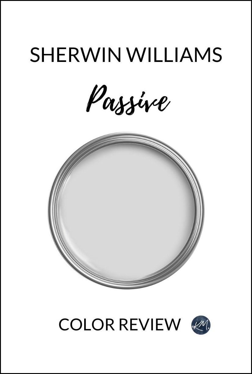 Sherwin Williams Passive, light gray paint colors