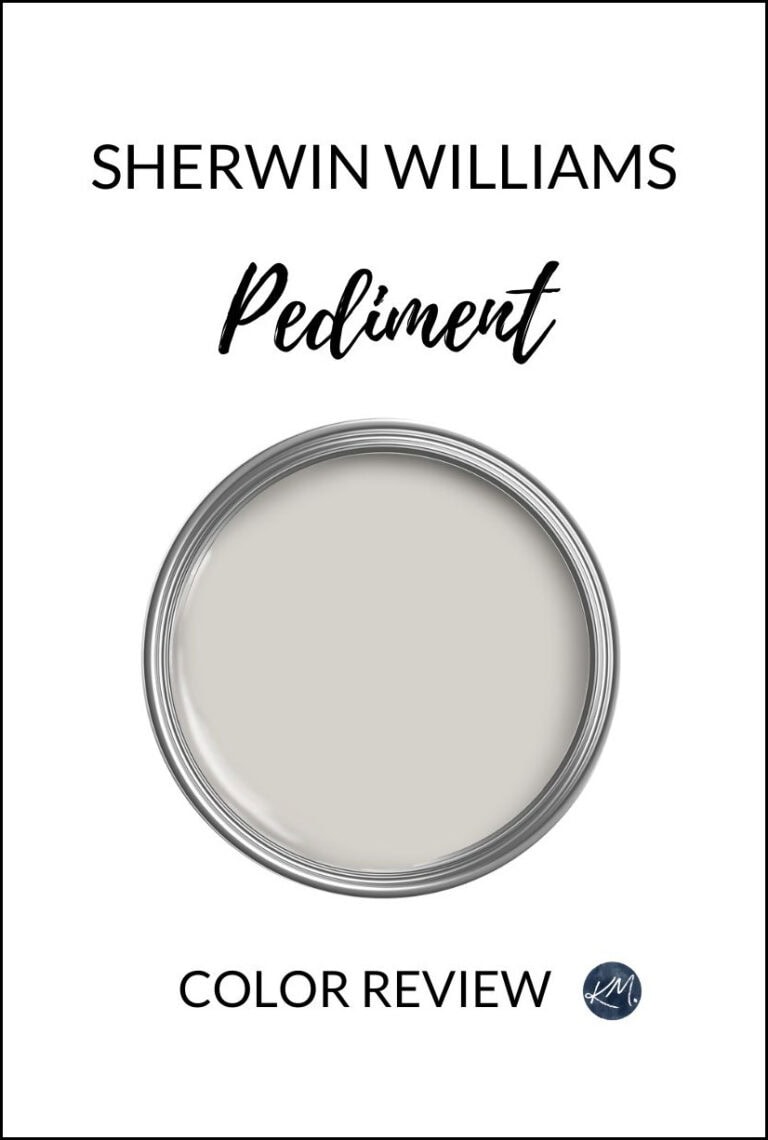 paint color review of sherwin williams pediment, light taupe paint color by kylie m interiors