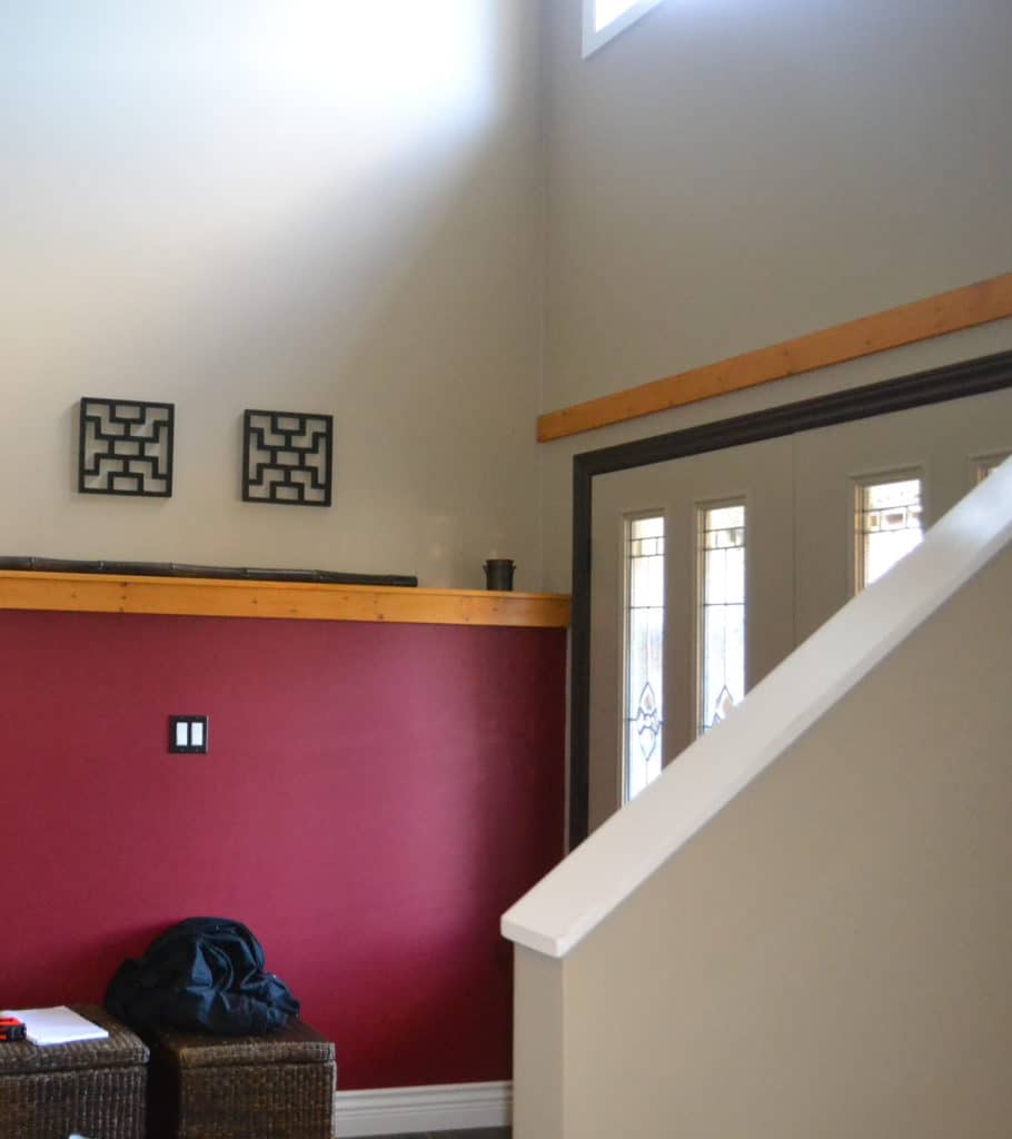 1990s entryway before being updated