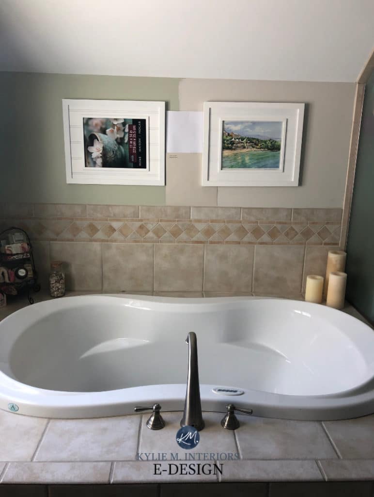 Ideas to update home with beige tile, carpet or furniture. Undertones and more. 1990s and 2000s home. Kylie M Interiors Edesign, online paint colour and diy decorating ideas expert and blogger (2)