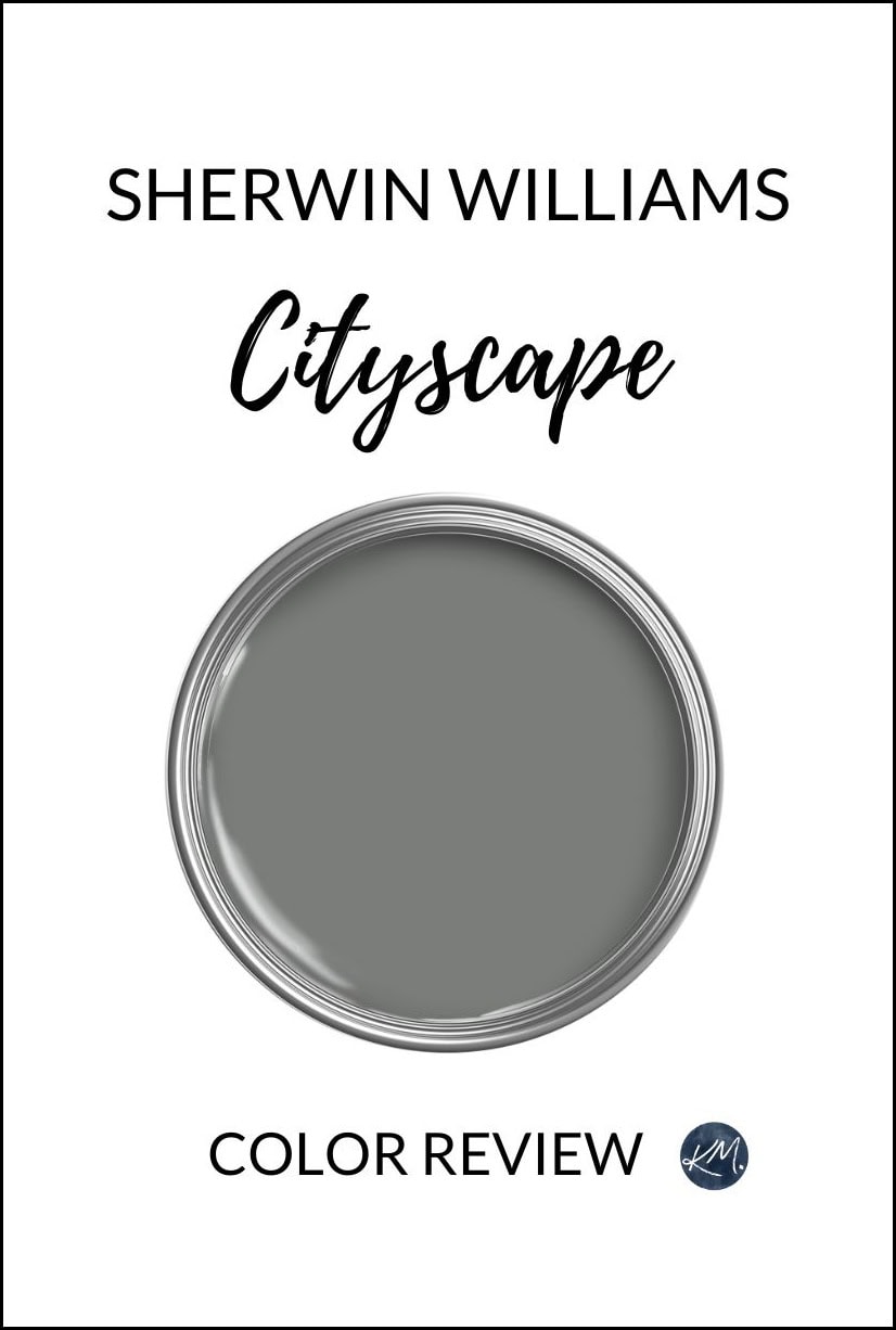 paint color review sherwin williams cityscape medium gray with undertones