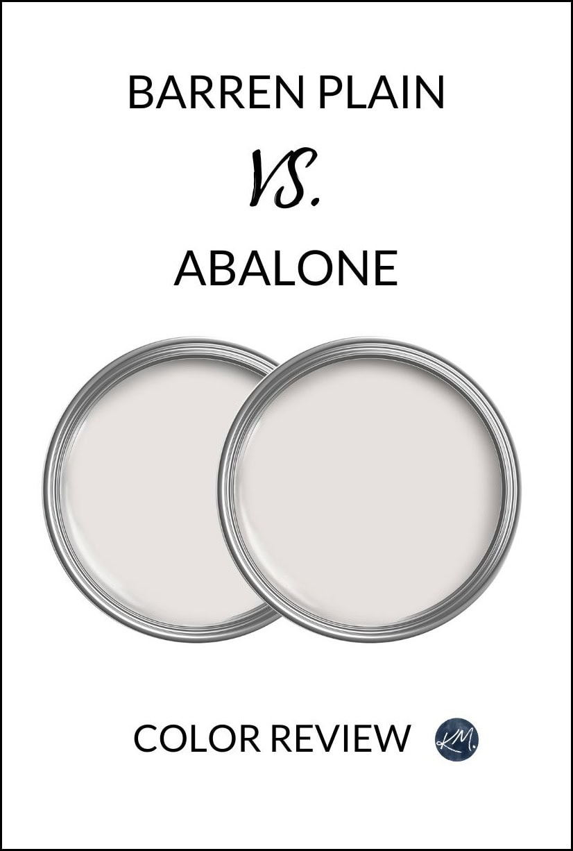 BENJAMIN MOORE BARREN PLAIN AND ABALONE PAINT COLOR REVIEW GRAY PURPLE UNDERTONES (1)