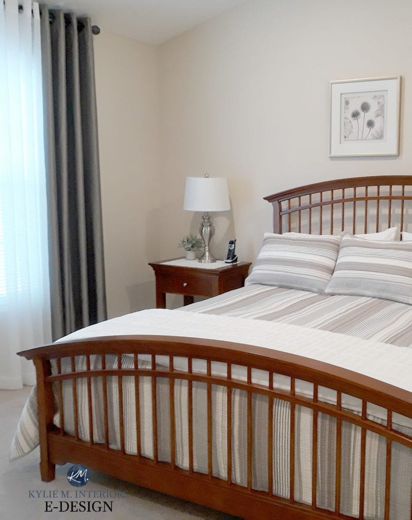 Best tan beige paint colour, pink undertones. Kylie M Interiors Edesign, online paint colour advice blogger. Sherwin Williams China Doll