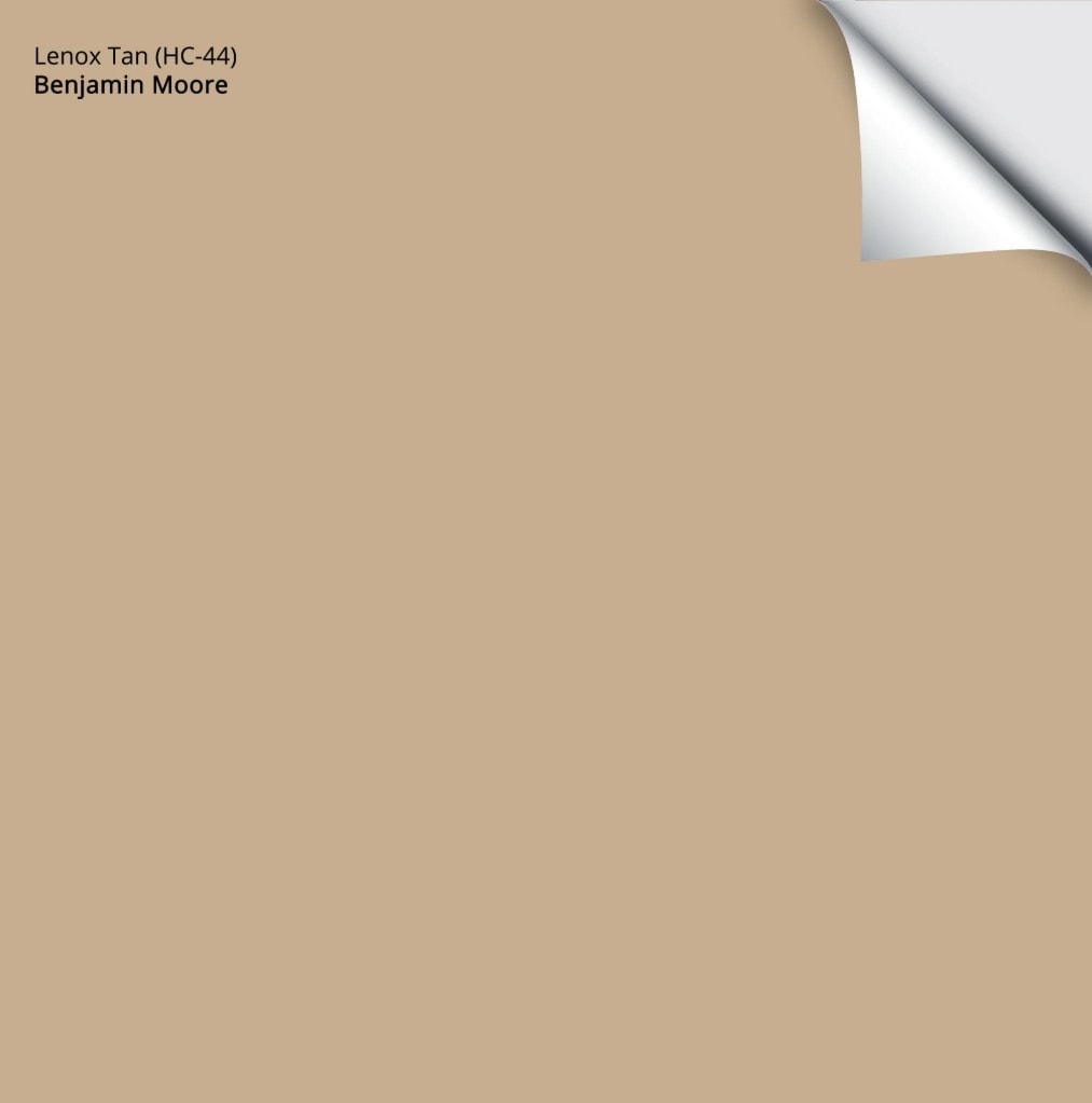 benjamin moore lenox tan samplize peel and stick
