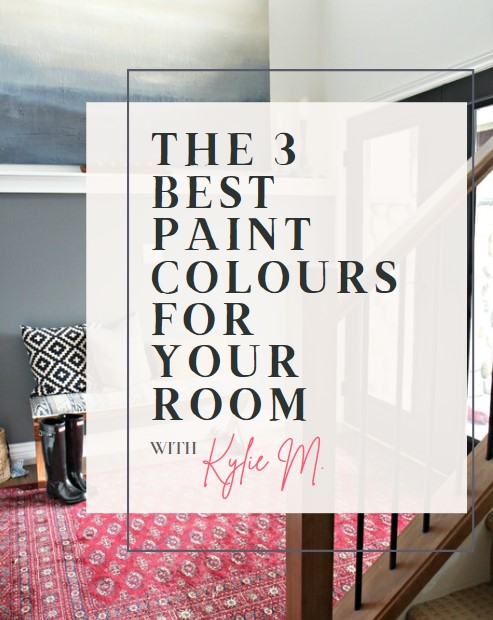 Online edesign, Kylie M Interiors paint color consulting using Benjamin Moore, Sherwin Williams, Farrow and Balls best colors. Marketing image