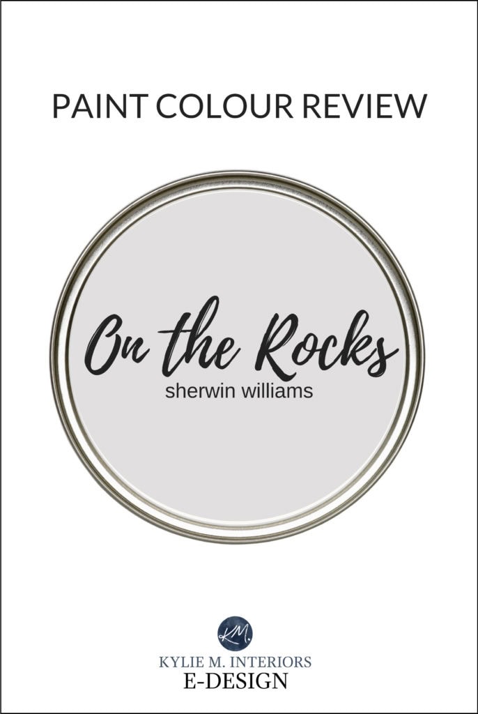 Kylie M Interiors Paint Colour review, best gray paint colour, Sherwin Williams on the Rocks.
