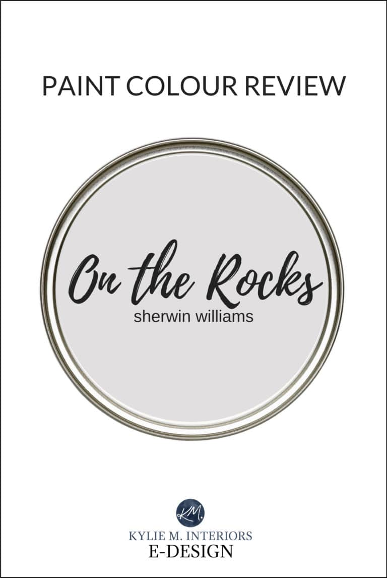 Kylie M Interiors Paint Colour review, best gray paint colour, Sherwin Williams on the Rocks.