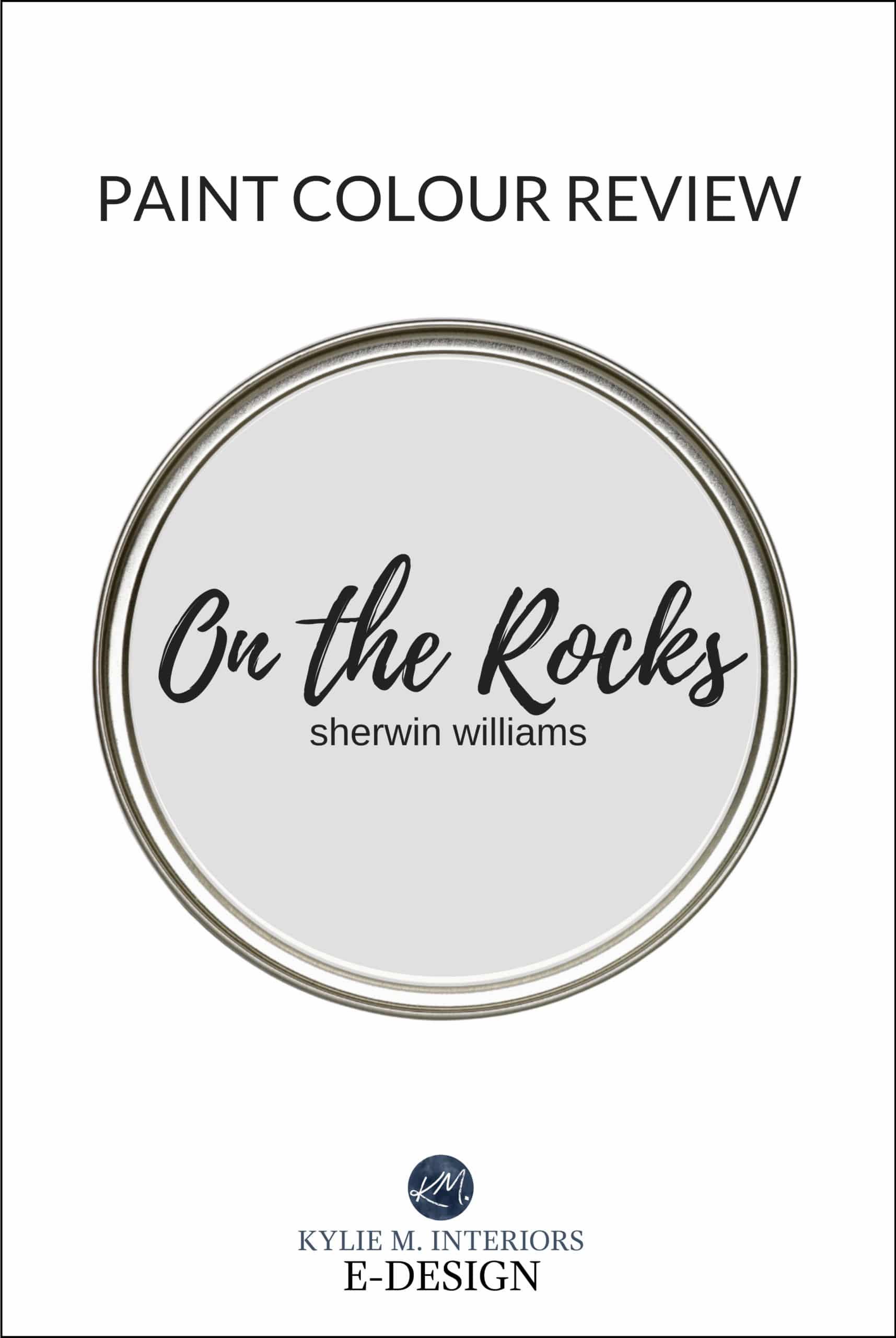 Kylie M Interiors Paint Colour review, best gray paint colour, Sherwin Williams on the Rocks.