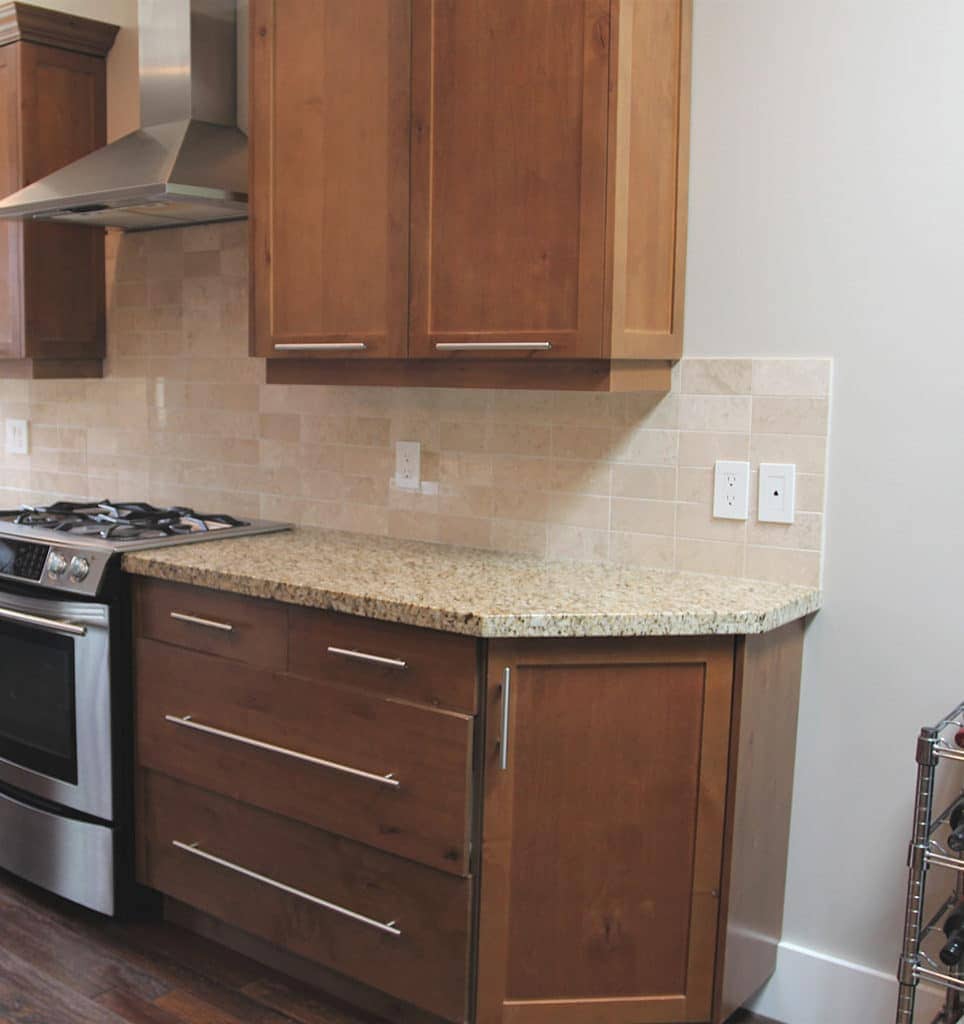 ideas to update Venetian Gold or Saint Cecilia granite, this doesn't look good