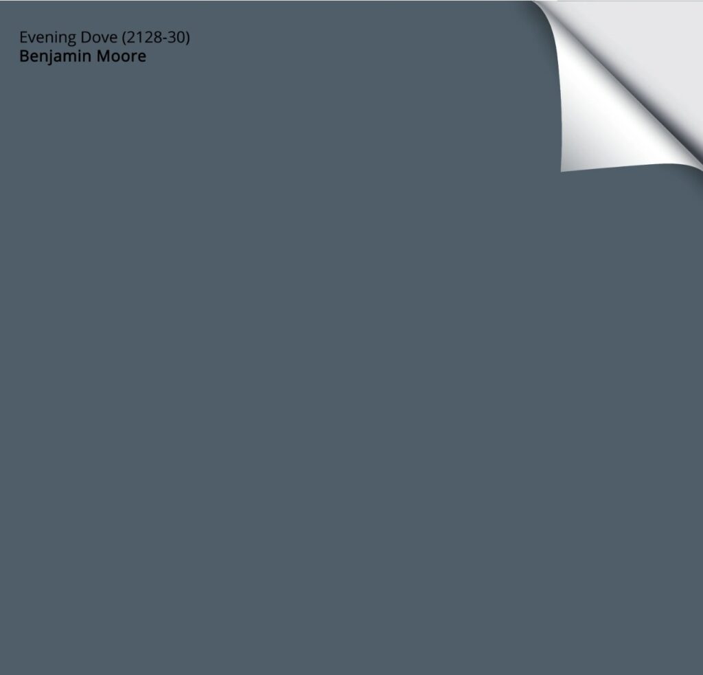 BENJAMIN MOORE EVENING DOVE NAVY BLUE FOR FRONT DOOR PEEL AND STICK SAMPLIZE