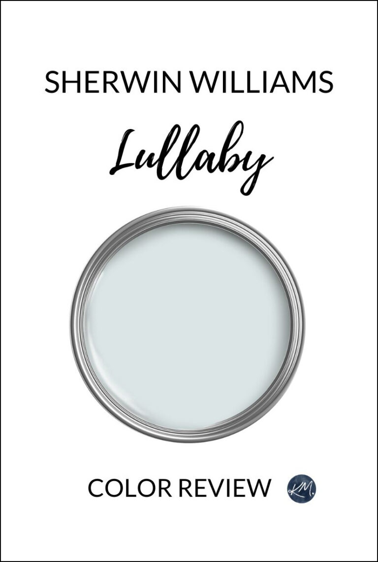 Sherwin Williams Lullaby, best light blue paint color, review by Kylie M Interiors