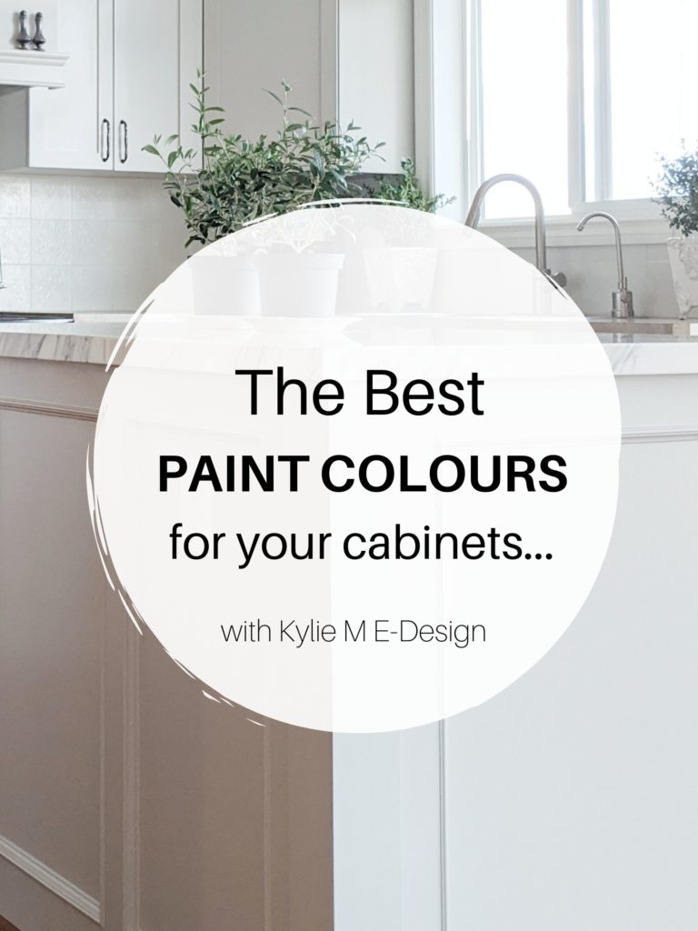 The best cabinet paint colours from Benjamin Moore and Sherwin Williams. Update ideas with Kylie M Interiors Edesign and diy decorating expert. Market
