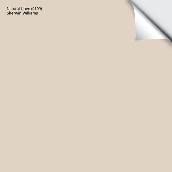 natural linen, samplize, peel and stick paint color sample