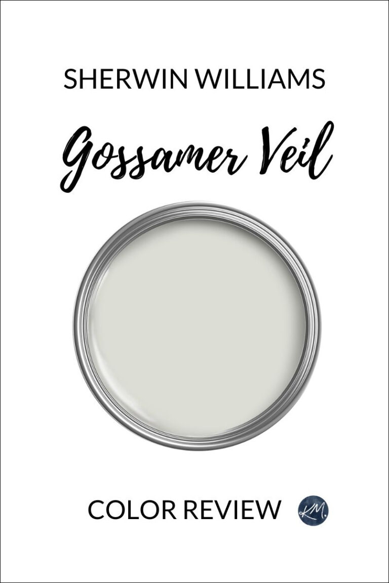 sherwin williams gossamer veil warm gray greige paint color review by color expert, Kylie M Interiors